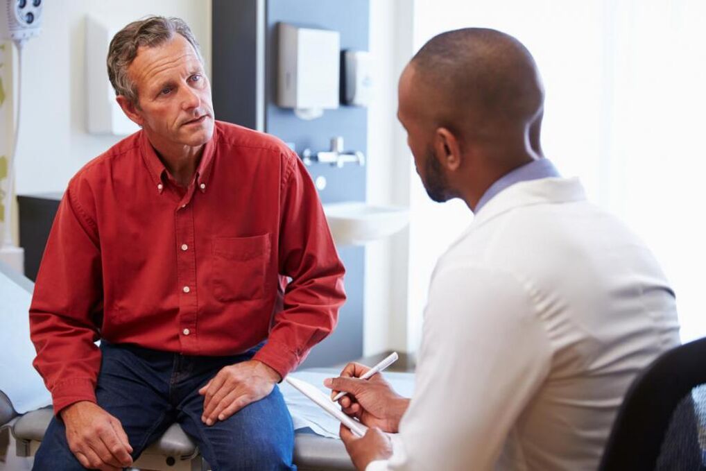 consultation with a doctor for chronic prostatitis