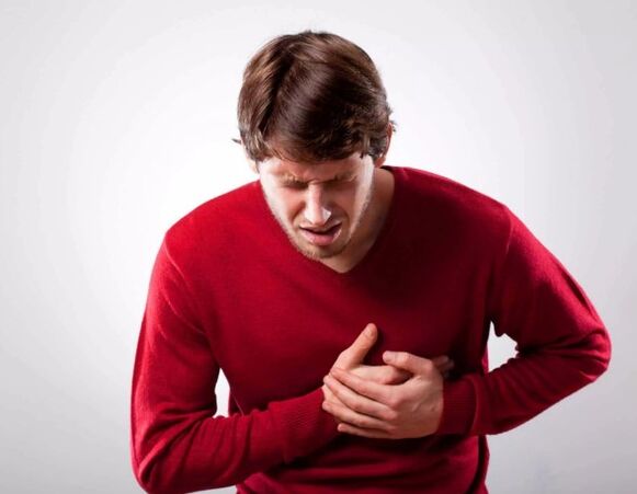 Pain in the heart region